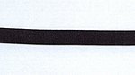 Schulterband, schwarz,  glatt, 10mm