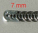 Spiralfeder 7mm * 0,75, Meterware, Reststck 44 cm