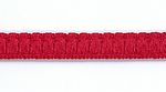 Schulterband,  rubinrot, glnzend, breit 14mm, Reststck 80cm