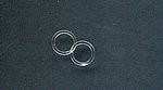 Ring, transparent, O, 10mm