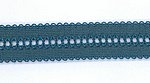 Schulterband, blau-grn, Bayou Petrol, 24mm Reststck 160cm