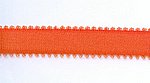 Schulterband, orange, 15 mm, mit Pikot