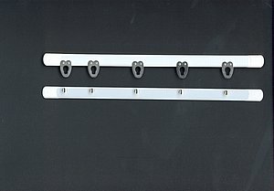 Korsettverschluss Metall 5 Haken 24 cm