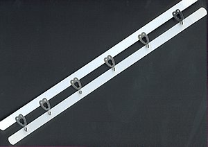 Korsettverschluss Metall 6 Haken 32cm