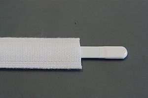 Stbchenband, wei,15 mm breit,