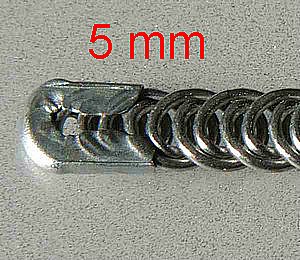 Spiralfeder 5mm * 0,75, Lnge : 10cm