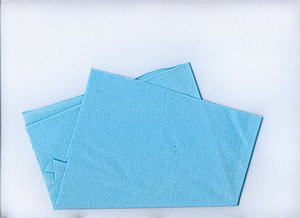 Futter fr Zwickel, Blue Mist, pastell blau,  ca. 25 cm * 35 cm