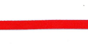 Bgelband, rot, weicher Satin an der Hautseite,Reststck 140 cm