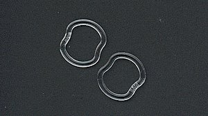 Ring, transparent, 16mm
