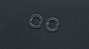 Ring, transparent, 10mm