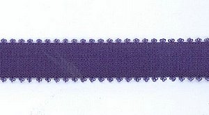 Schulterband, dunkelblau, 15 mm mit Pikot