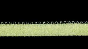Veloursgummi,  Lime Cream,  zartes Frhlingsgrn, Reststck 91 cm