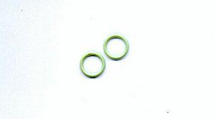 Ringe, Lime Cream, zartes Frhlingsgrn, 8mm