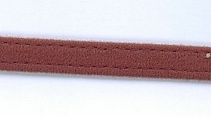 Bgelband, braun, Muskat, Polyamid Wirkware (Velours) , Reststck 71 cm