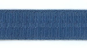 Schulterband,  Saxony Blue, blau-grn, 32mm, Reststck 165cm