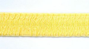 Schulterband, pastellgelb, extrabreit 24 mm