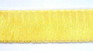 Schulterband, pastellgelb, extrabreit 32 mm