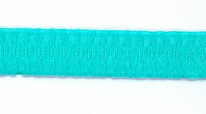 Schulterband, aquamarine, 20 mm, geriffelt