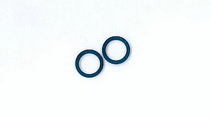 Ring,  Saxony Blue , Metall, dunkel blau, 9mm