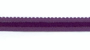 Veloursgummi mit Silikon,  Royal Purple, dunkel lila, 14 mm