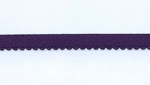 Veloursgummi, Royal Purple, dunkel lila, 8 mm
