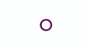 Ring, Royal Purple , Metall, dunkel lila, 9mm