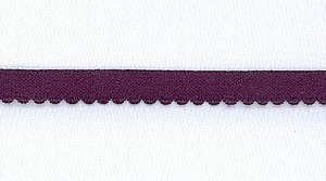 Veloursgummi, *Cassis*, Johannisbeere, 9mm, Reststck 300 cm