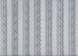 Bi-elastischer Tll grau mit bedrucktem Streifenmuster
