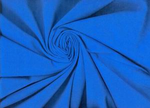 Baumwolljersey bi-elastisch, ultramarin blau 90/10.Reststck 50 cm