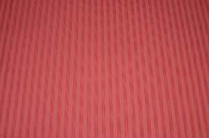Bi-elastischer bedruckter Tll, erdbeerrot  mit transparenten Streifen