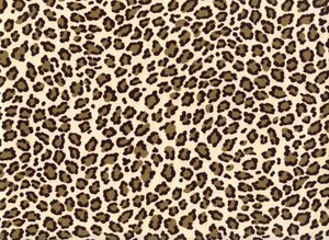 Bi-elastischer Dessousstoff Leopardenmuster matt