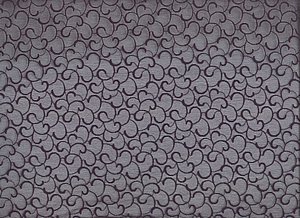 Elastische Spitze, schwarz und sehr breit mit vielen kleinen Paisley Mustern