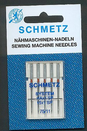 Schmetz Nhmaschinen Nadeln Stretch Hax1 SP 15x1 75/11